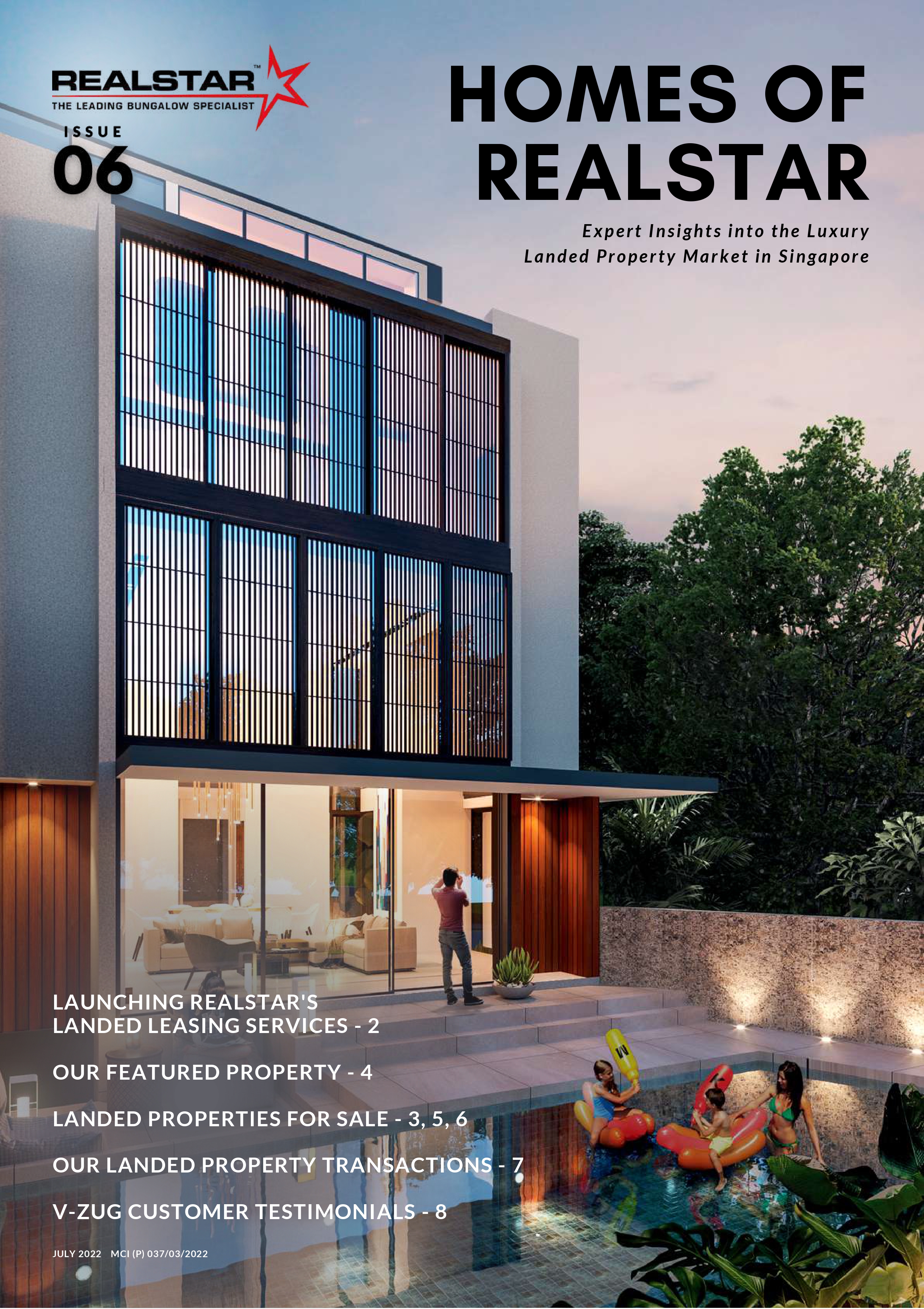 Issue 6 . Jul 2022 . Homes of Realstar